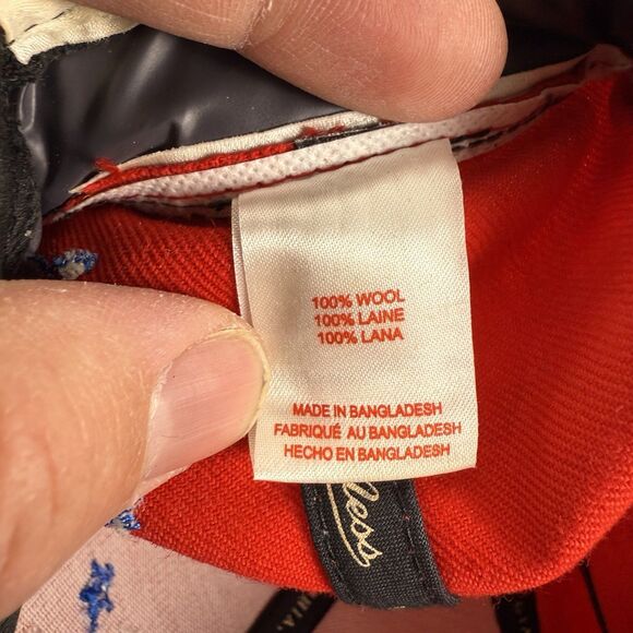 Wool Washington Capitals NHL Hockey Mitchell & Ness Red Blue Snapback Hat Cap - Picture 9 of 11